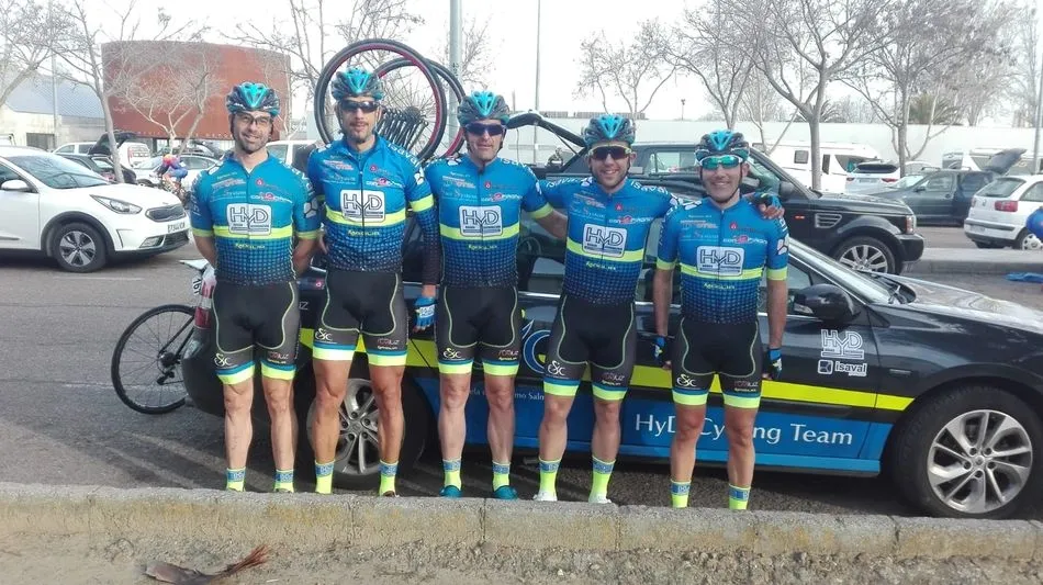 Imagen del equipo charro en la prueba