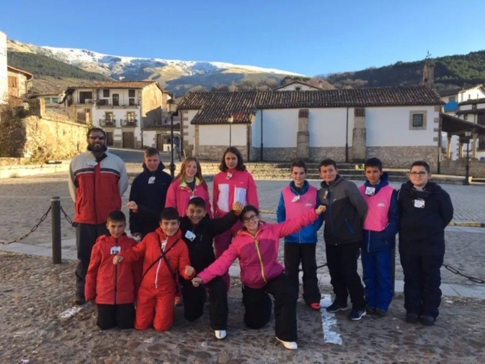 Foto 2 - Intensa semana en La Covatilla para estudiantes del colegio Trinitarios