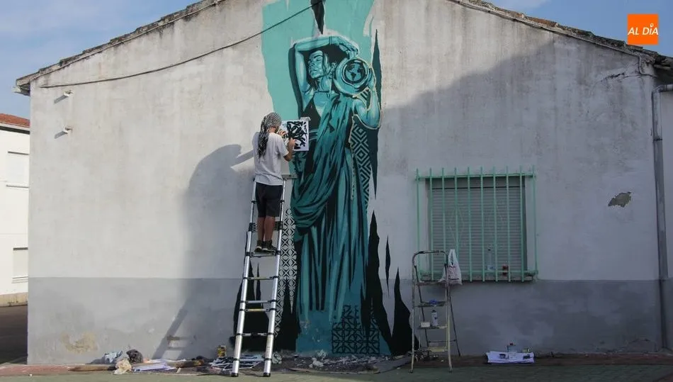 Uno de los artistas participantes en la edición 2018 de EnPEREÑarte