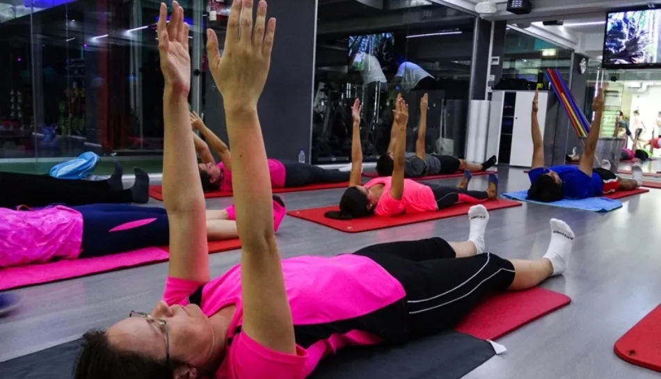 Usuarias en un gimnasio de Salamanca, en una foto de archivo