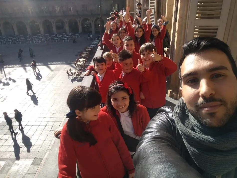 Foto 7 - Estudiantes del colegio Trinitarios disfrutan una interesante visita al Ayuntamiento