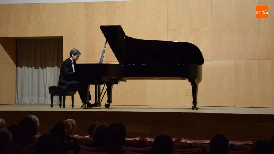 Concierto del pianista Daniel del Pino en el Auditorio de la Hospedería Fonseca. Foto: Elena López