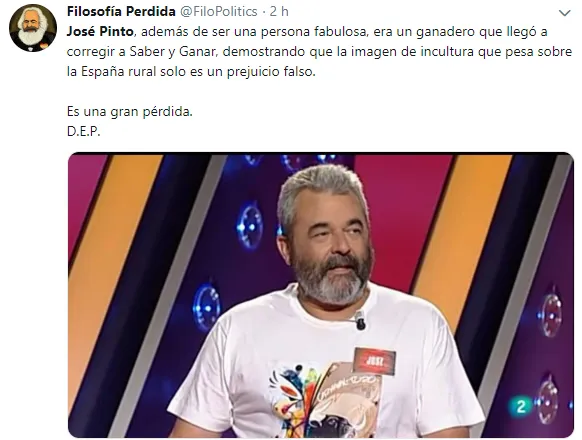 Foto 10 - Ampl&iacute;simo impacto de la muerte de Jos&eacute; Pinto, llegando a ser trending topic en Twitter  