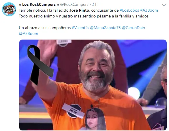 Foto 2 - Ampl&iacute;simo impacto de la muerte de Jos&eacute; Pinto, llegando a ser trending topic en Twitter  