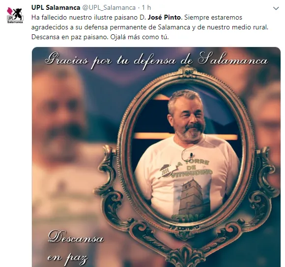 Foto 4 - Ampl&iacute;simo impacto de la muerte de Jos&eacute; Pinto, llegando a ser trending topic en Twitter  