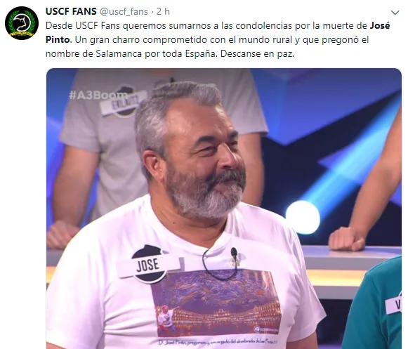 Foto 5 - Ampl&iacute;simo impacto de la muerte de Jos&eacute; Pinto, llegando a ser trending topic en Twitter  