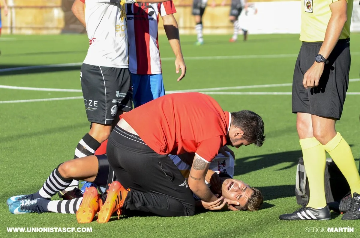 Lesión de Diego Hernández / Unionistas CF