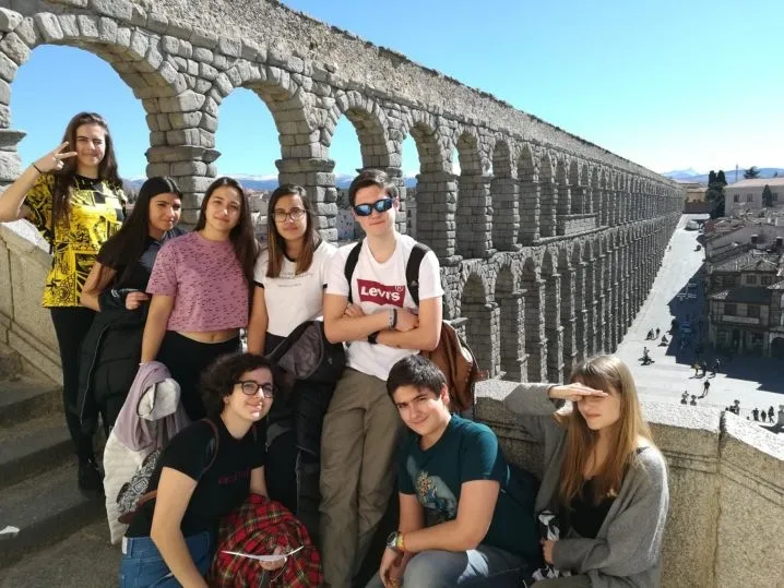 Foto 3 - Alumnos de 4&deg; de ESO del&nbsp;Colegio San Juan Bosco&nbsp;realizan una excursi&oacute;n a Segovia y Valsa&iacute;n&nbsp;