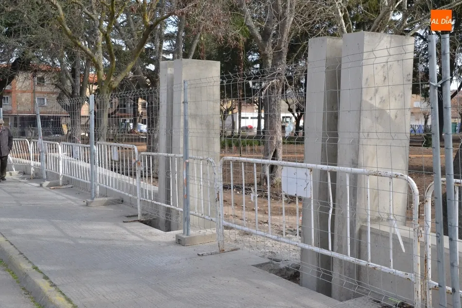 Colocado un vallado adicional en el Parque de La Florida  