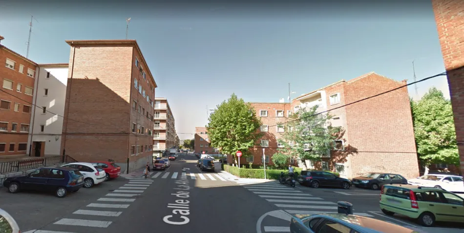 Una de las calles con edificios que este año tendrán que pasar la ITE