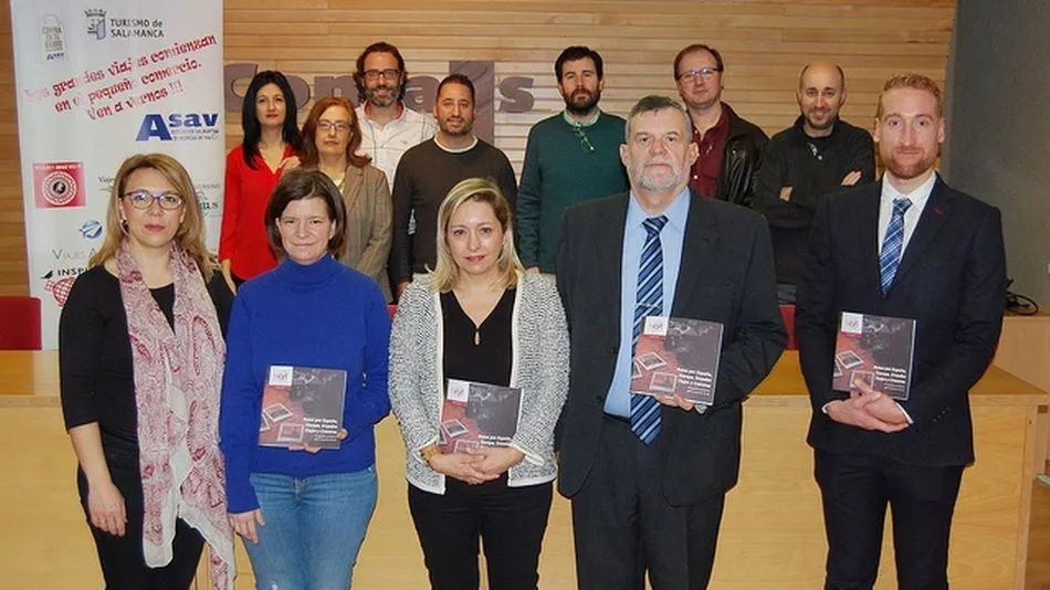 Algunos de los integrantes de la Asociación Salmantina de Agencias de Viajes (ASAV). Foto pyme.info