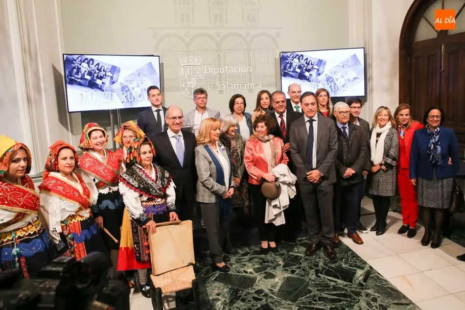 Imagen del homenaje a la mujer rural en la Diputación el 8 de marzo del pasado año