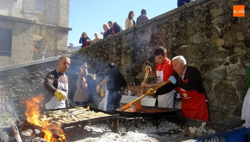 Preparación de las probaduras en la Plaza de los Aires / FOTO DE ARCHIVO