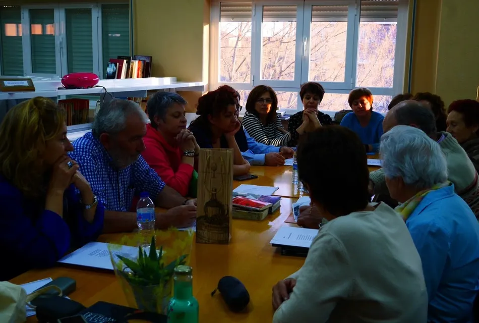 Miembros del club de lectura de Pizarrales