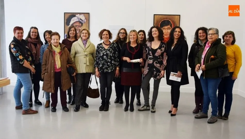 Inauguración de la muestra de Tania Bermúdez en el Centro Julián Sánchez El Charro. Foto de Eva Fernández