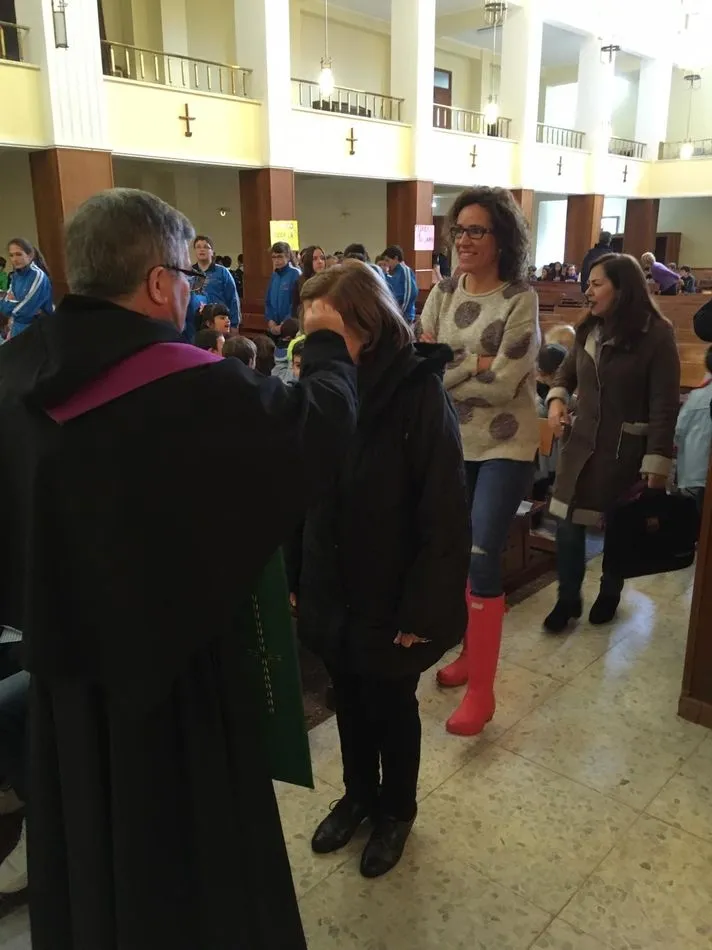 Foto 11 - El Colegio San Agust&iacute;n inicia la Cuaresma con la celebraci&oacute;n de la imposici&oacute;n de la ceniza  