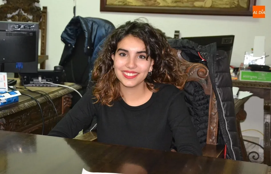 La alumna del Fray Alba Sánchez se irá un año a Canadá con una beca de la Fundación Amancio...