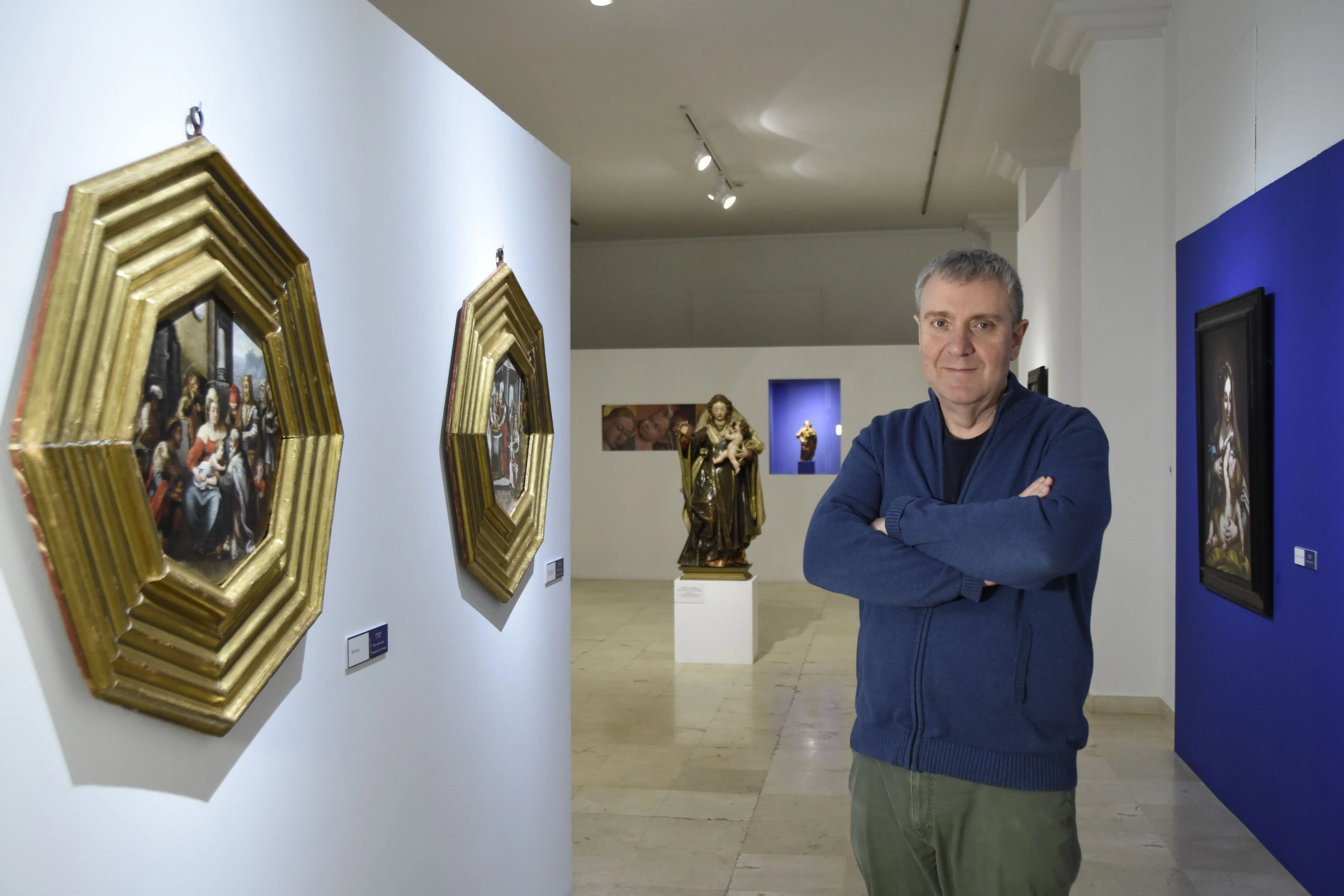 Tomás Gil es el encargado de dirigir el servicio diocesano de Patrimonio Artístico y Cultural