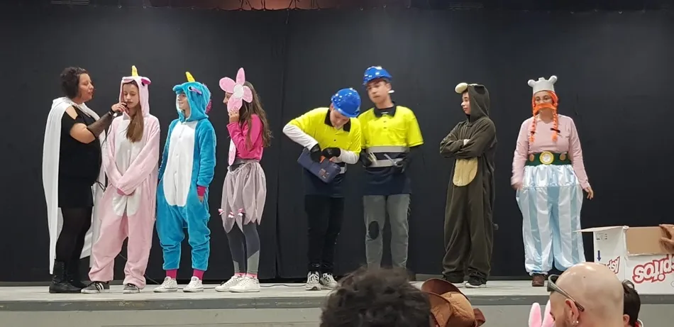 Huerta tampoco quiso perderse el carnaval