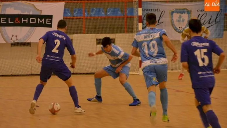 El Salamanca FS no pudo conseguir la victoria en Cuéllar / Archivo