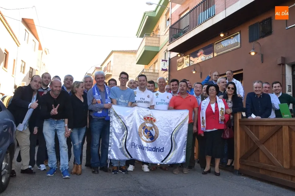 Tomás Roncero transmite a los hinchas madridistas mirobrigenses su total devoción por el Club  