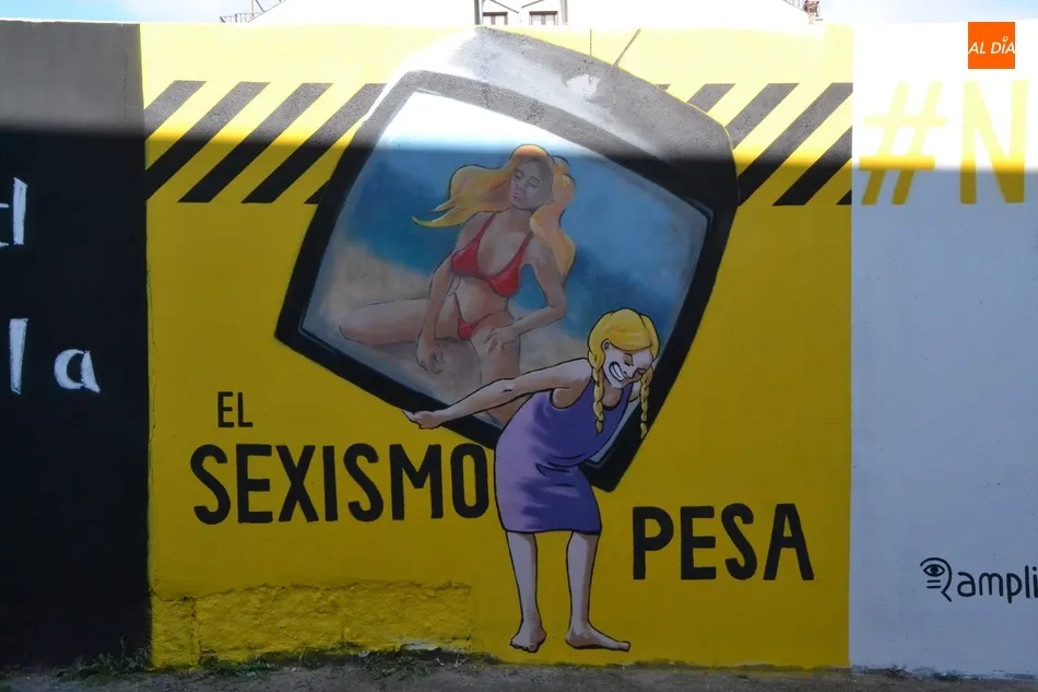 Foto 8 - Culminado el nuevo grafiti dedicado a la lucha de las mujeres  