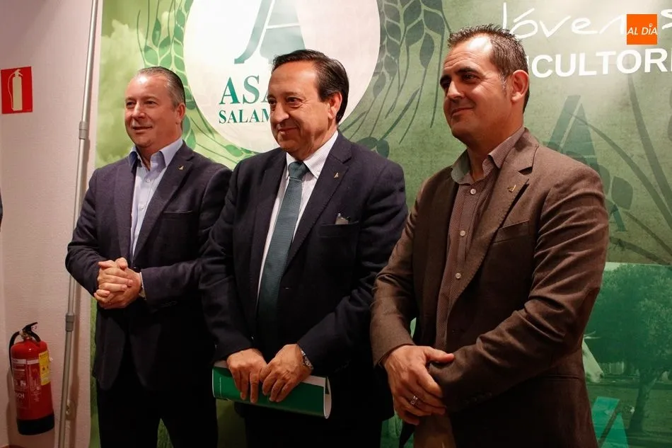 Donaciano Dujo, Pedro Barato y Juan Luis Delgado. Fotos: Elena López