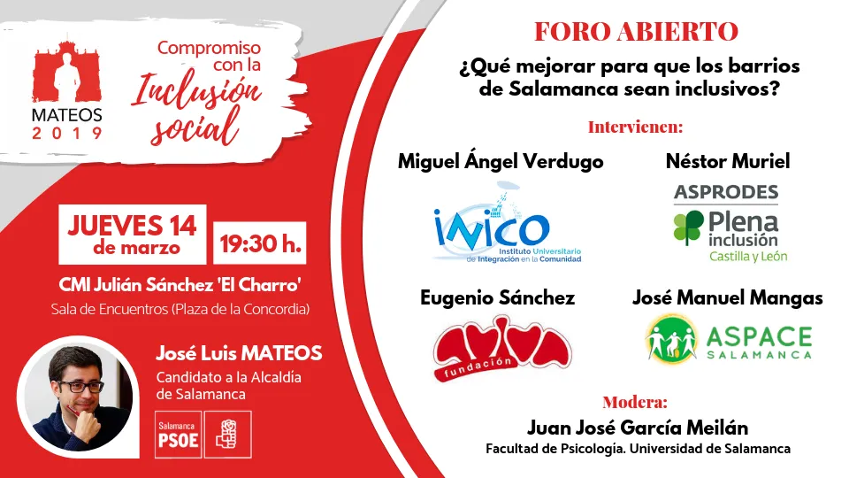 Foto 3 - La inclusi&oacute;n social, a debate en un foro abierto del PSOE con entidades del sector de la...