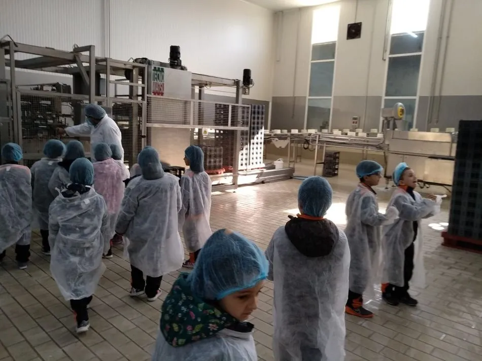 Foto 8 - Alumnos del Colegio Antonio Machado disfrutan de la visita a una f&aacute;brica de quesos