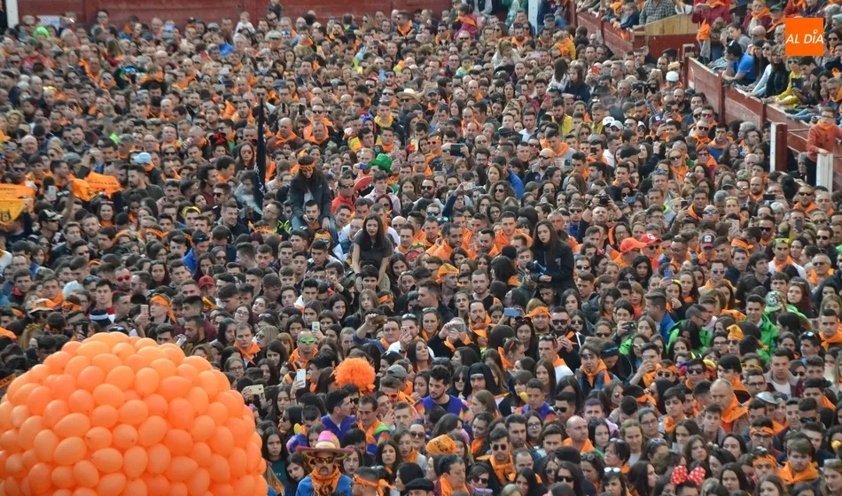 La Plaza Mayor durante el minuto de silencio