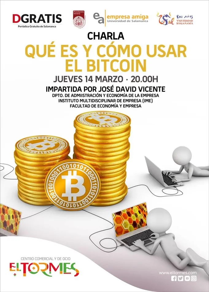 Foto 3 - El Centro Comercial El Tormes acoge este jueves una charla sobre qu&eacute; es y c&oacute;mo usar el Bitcoin