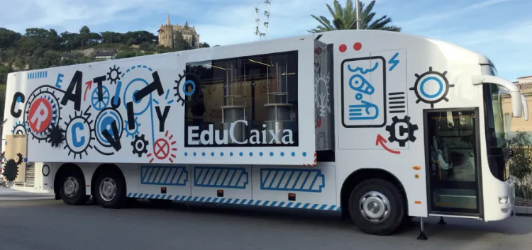 El bus Creactivity de EduCaixa visitará la próxima semana la ciudad  