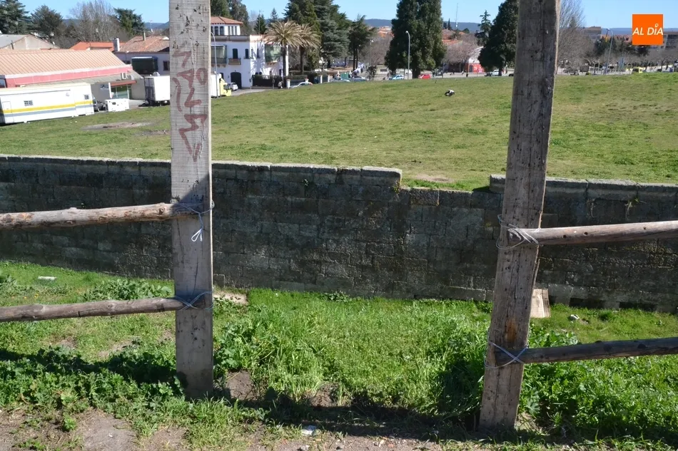 Foto 7 - Retirado el Puente de Aris a la par que se limpian los fosos  