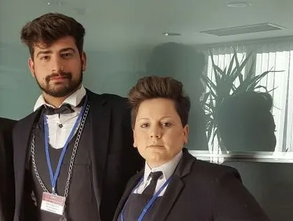 Alberto Bajo y Marta Hernández