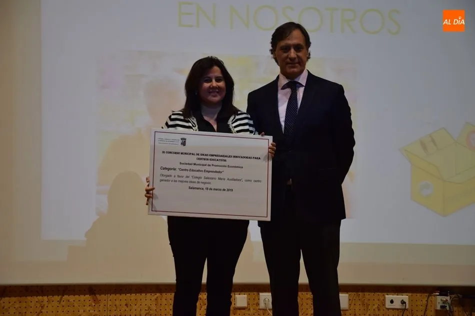 Foto 4 - El Colegio Salesiano Mar&iacute;a Auxiliadora gana el&nbsp;III Concurso municipal de Ideas Empresariales...
