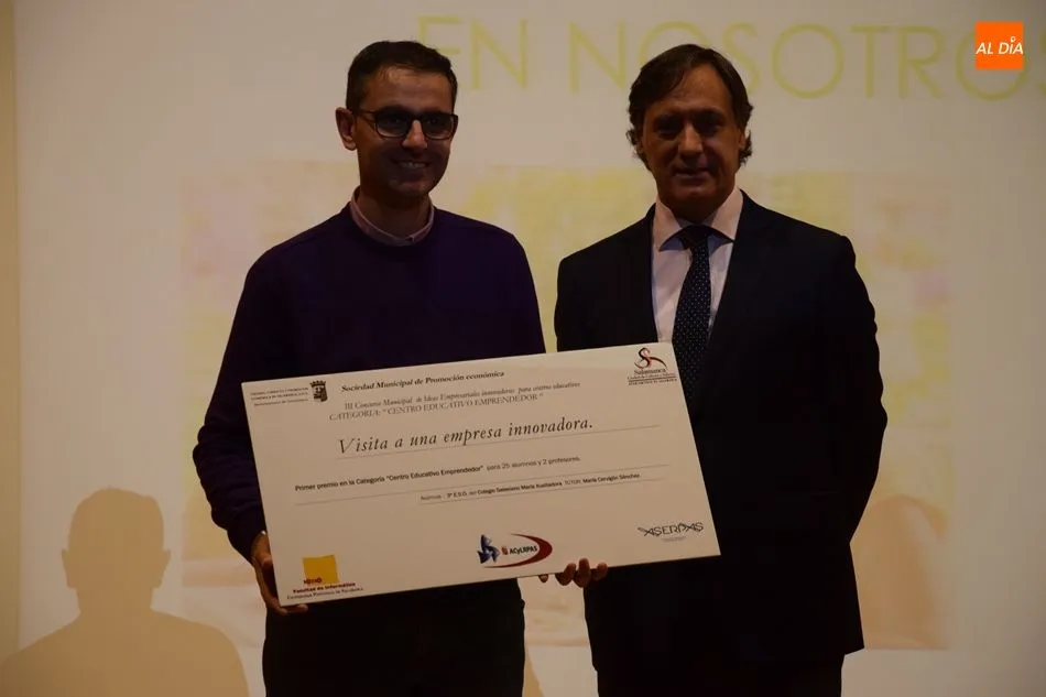 Foto 2 - El Colegio Salesiano Mar&iacute;a Auxiliadora gana el&nbsp;III Concurso municipal de Ideas Empresariales...