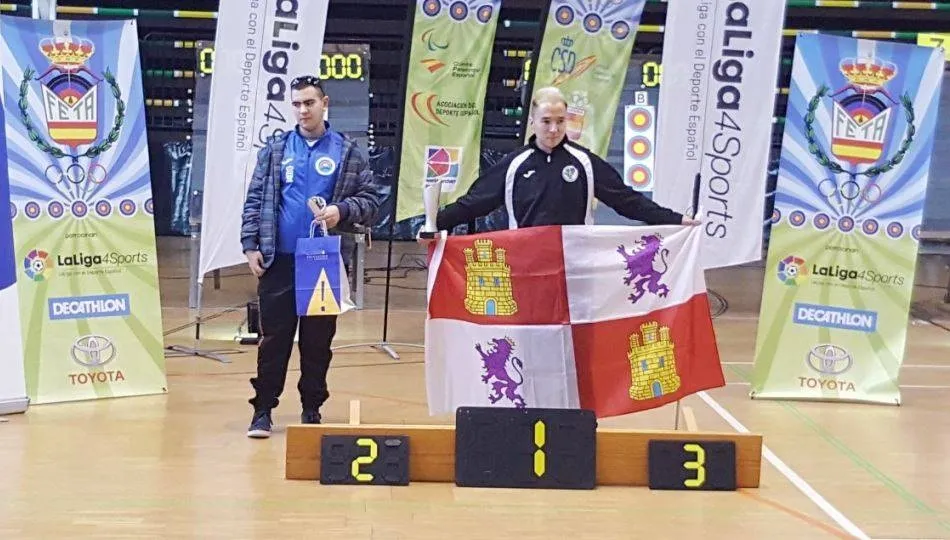 Daniel Martín, en un podio / Archivo