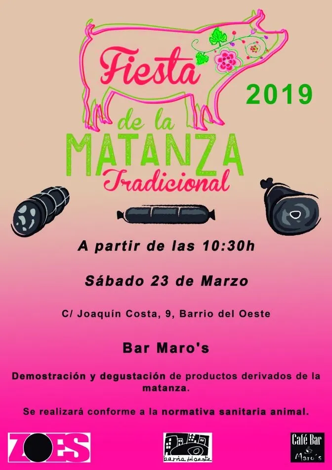 Foto 2 - El Barrio del Oeste celebra este s&aacute;bado la Fiesta de la Matanza Tradicional  