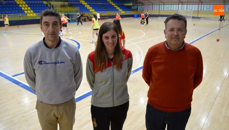 Presentación de los encuentros de balonmano entre las selecciones de España y Portugal