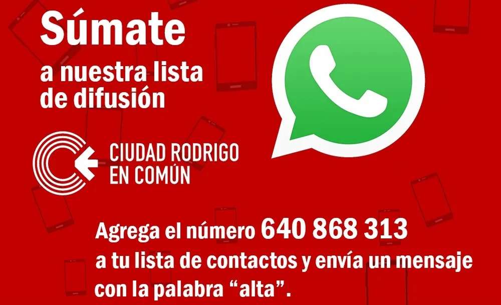 Este miércoles comienza la votación de las primarias de Ciudad Rodrigo en Común  