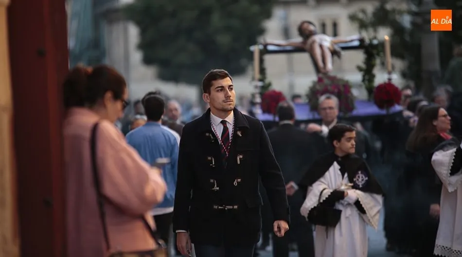 Luis Romo, pregonero de la Semana Santa Joven de Salamanca. Foto de Alejandro López
