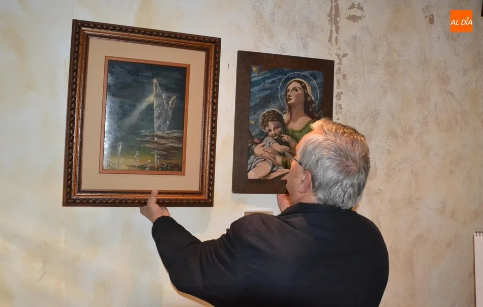 Foto 3 - Incorporado a la exposici&oacute;n de Jer&oacute;nimo Prieto el primer cuadro que pint&oacute; en 1956  