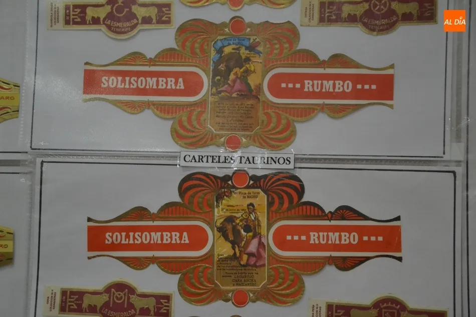 Mariano Román expone en el Centro de Mayores su impresionante colección de vitolas de puros  