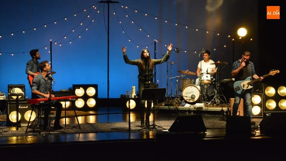 Efecto Mariposa, en el concierto ofrecido en el Teatro Unicaja Banco. Foto: Lydia González
