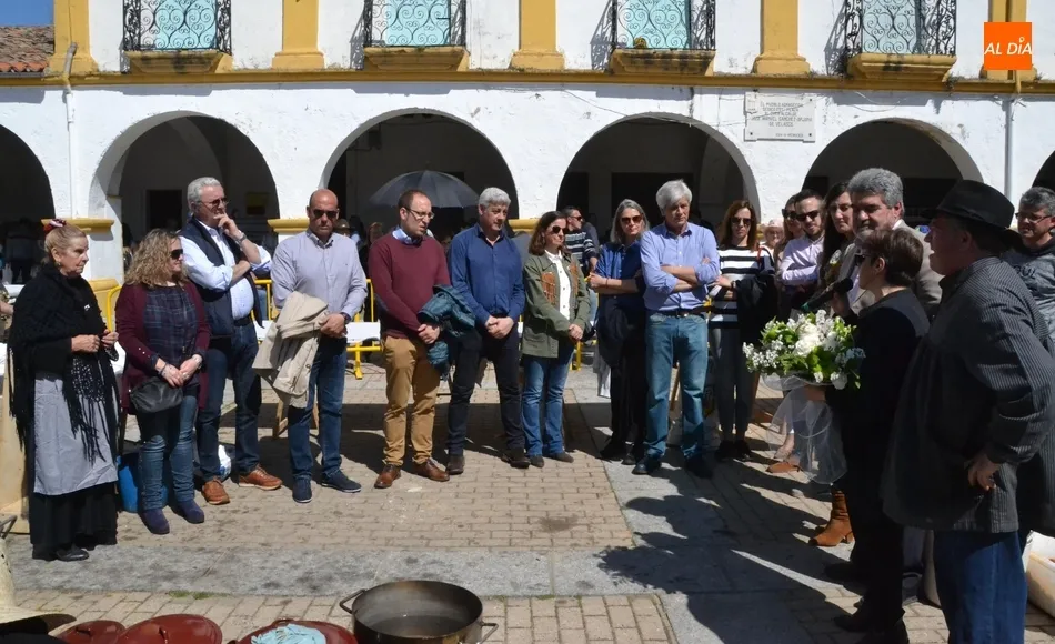 Momento del homenaje a Juan Manuel Criado