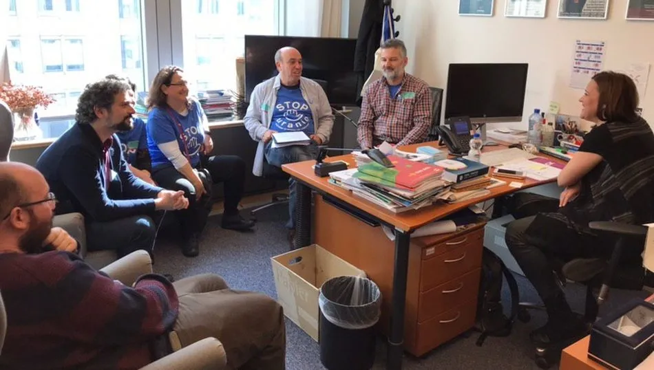 Encuentro con una de las eurodiputadas de la Comisión