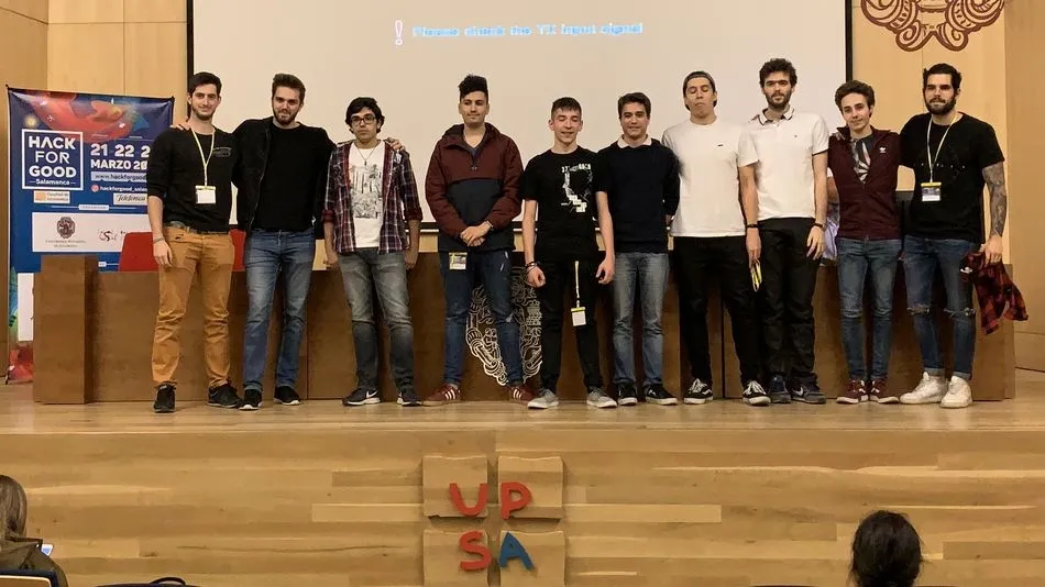 Autores del proyecto Medical Datalab, que ha resultado ganador de este certamen
