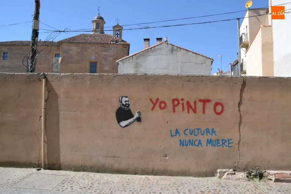 Foto 2 - Creado un grafiti en recuerdo de Jos&eacute; Pinto  