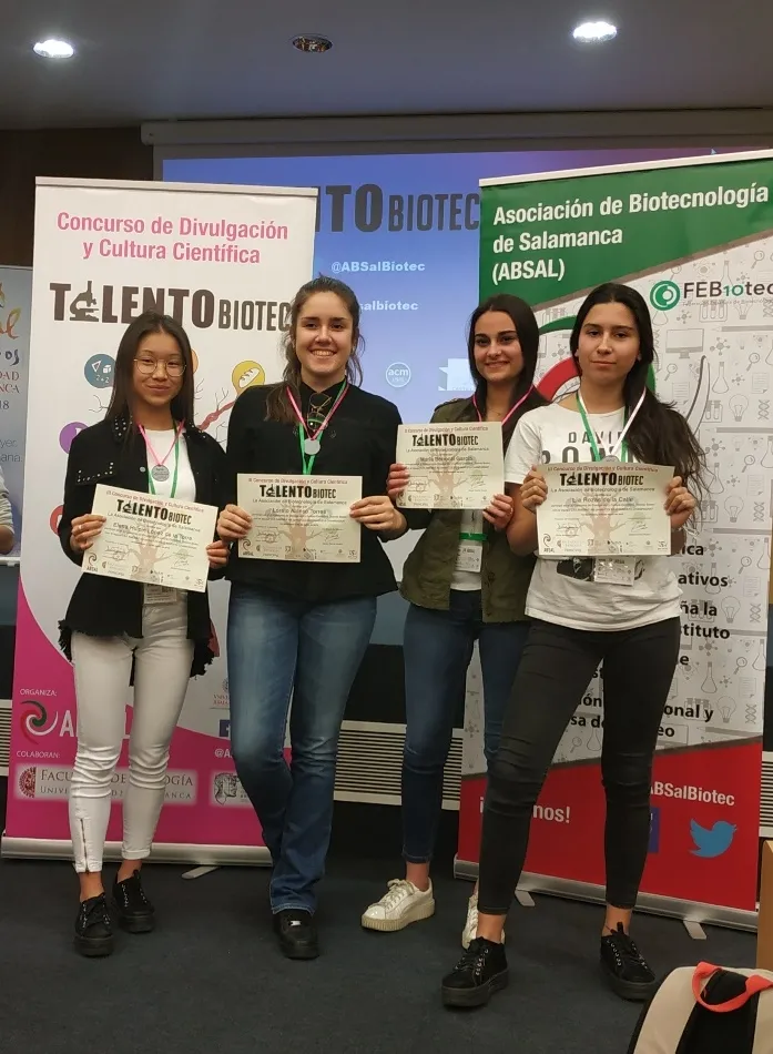 Foto 10 - Cuatro alumnos del colegio Marista Champagnat ganan el III Concurso Talento Biotec