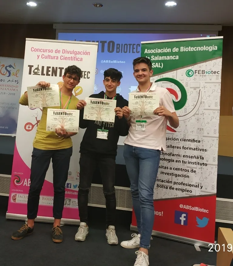 Foto 8 - Cuatro alumnos del colegio Marista Champagnat ganan el III Concurso Talento Biotec